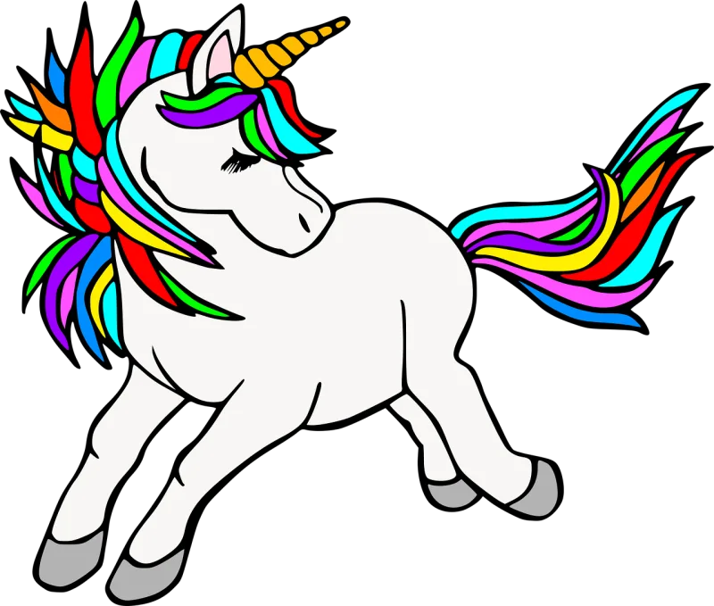 Unicorn Horses Icon Stickdatei – Kinder