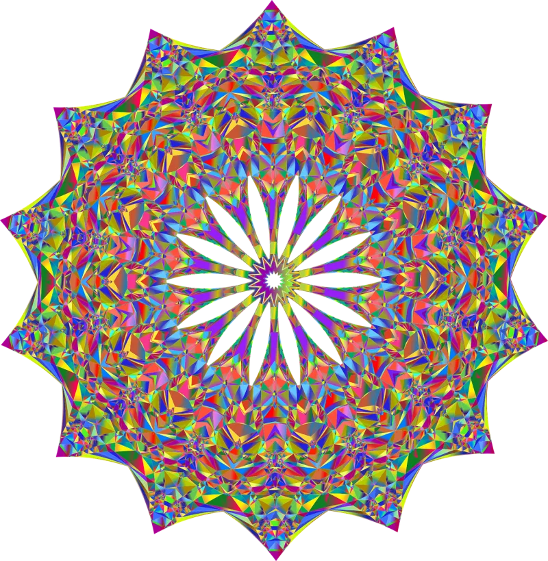 Mandala Ornamental Geometric Stickdatei – Kinder