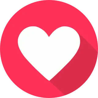 Heart Button Like Stickdatei