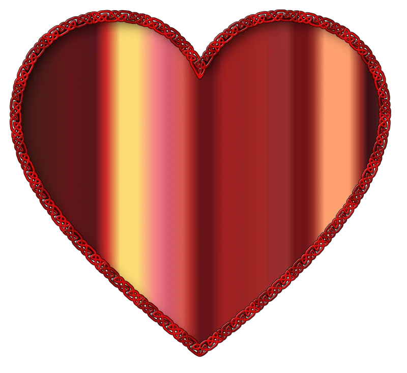 Heart Love Celtic knot Stickdatei – Herzen & Liebe