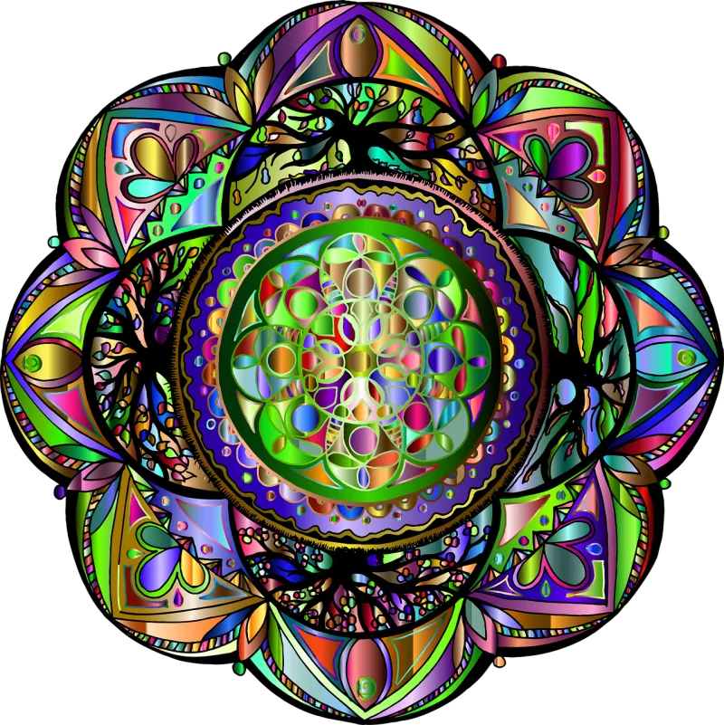 Mandala Ornamental Decoration Stickdatei – Kinder