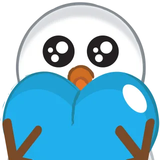 Snowman Character Expression Stickdatei