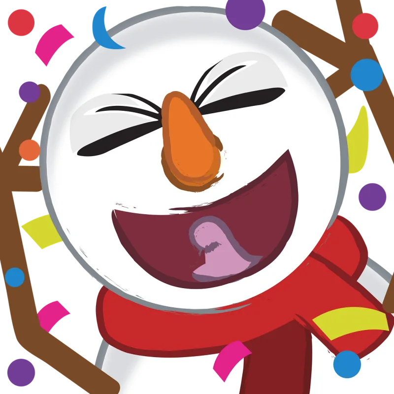 Snowman Nature Character Stickdatei – Weihnachten