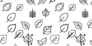 Leaves Foliage Icons Stickdatei