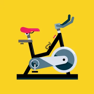 Bike Exercise bike Stationary bike Stickdatei