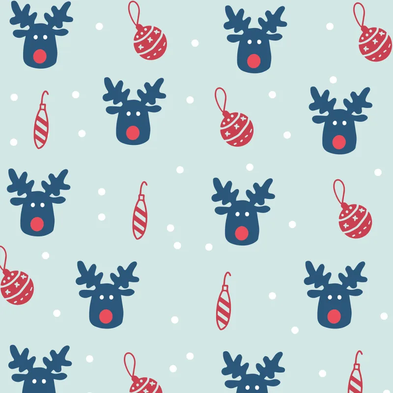 Christmas Ornaments Reindeer Stickdatei – Weihnachten