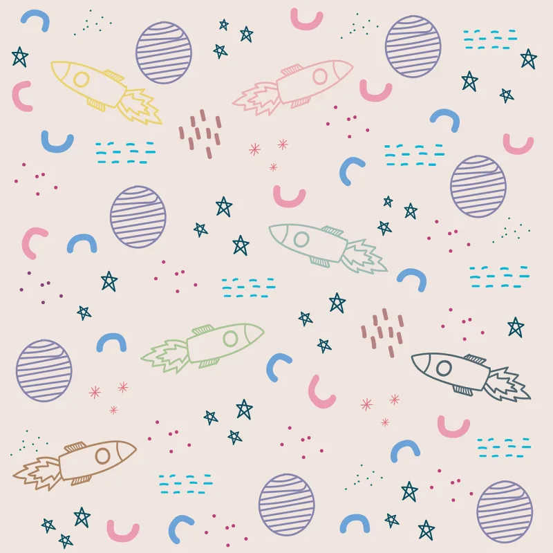 Space Astronomy Spaceships Stickdatei – Weihnachten