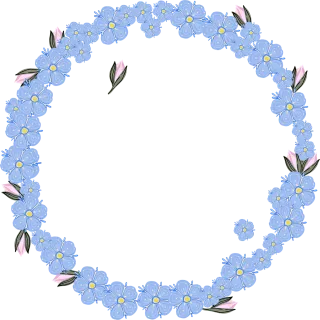Border Beautiful flowers Flower wallpaper Stickdatei