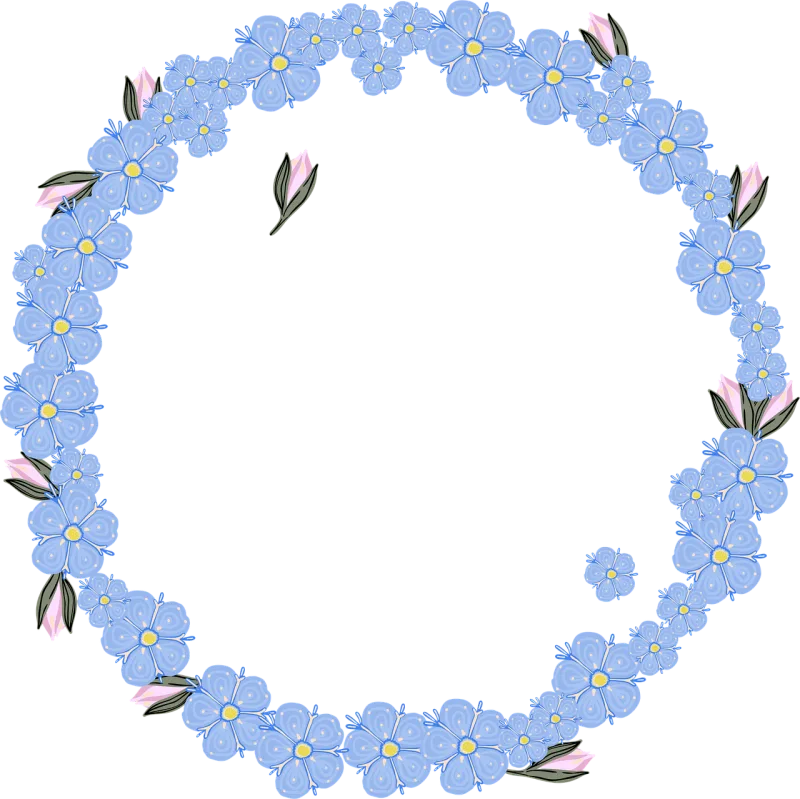 Border Beautiful flowers Flower wallpaper Stickdatei – Blumen