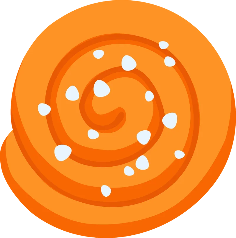 The pastry Cinnamon bun Dessert Stickdatei – Essen & Trinken