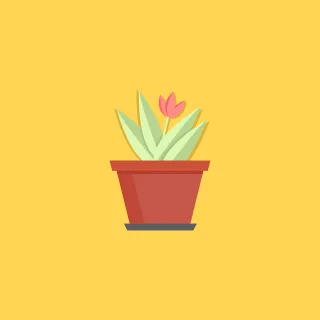 Plant Flower Pot Stickdatei