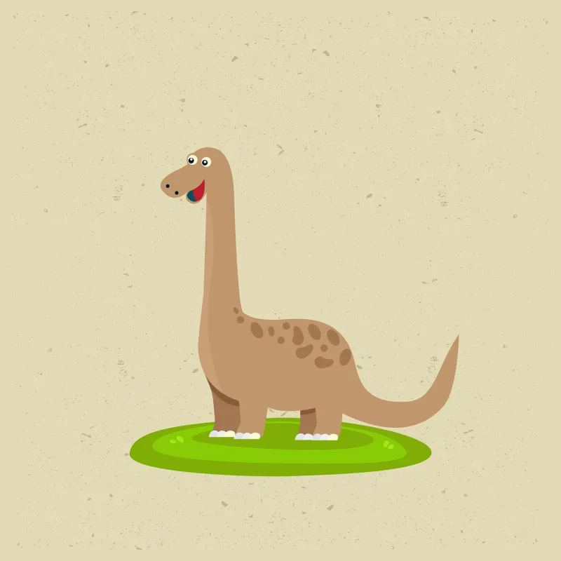 Dinosaur Cartoon Dino Stickdatei – Kinder