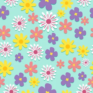 Flowers Daisies Asters Stickdatei