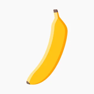 Banana Fruit Yellow Stickdatei