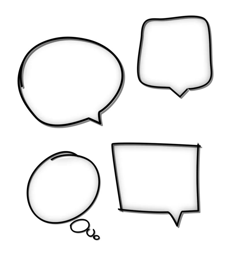 Balloons Thought bubbles Thoughts Stickdatei – Kinder