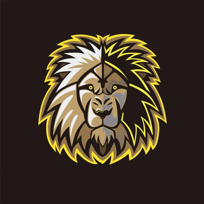 Logo Pet Lion Stickdatei – Tiere