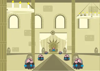 King Soldiers Castle Stickdatei