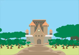 Castle Palace Fortress Stickdatei