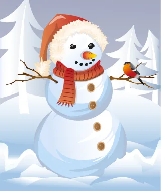 Snow Snowman Winter Stickdatei