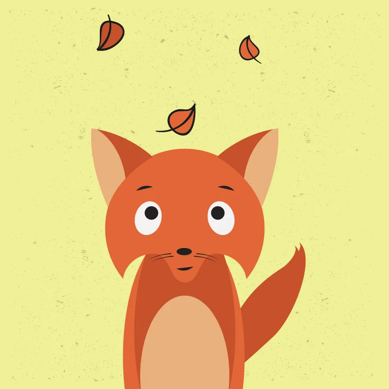 Fox Animal Mammal Stickdatei – Tiere