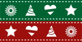 Christmas Snowflake Heart Stickdatei