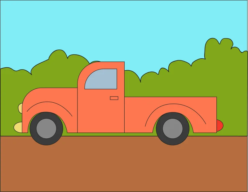 Car Truck Pick-up truck Stickdatei – Fahrzeuge