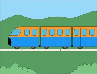 Train Railway Transportation Stickdatei – Fahrzeuge