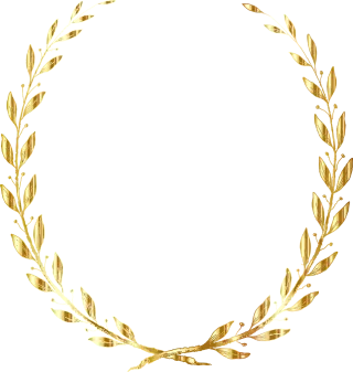 Laurel Wreath Line art Stickdatei