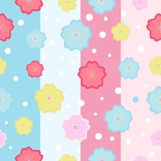 Sakura flowers Flowers Sakura Stickdatei – Blumen