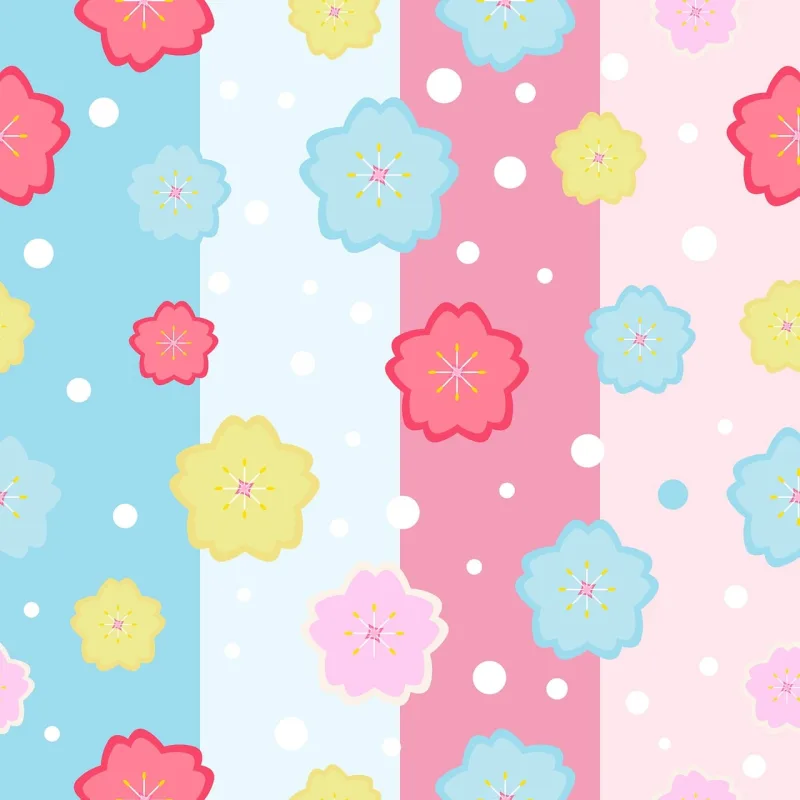 Sakura flowers Flowers Sakura Stickdatei – Blumen