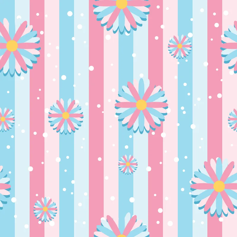 Flowers Stripes Flower background Stickdatei – Blumen
