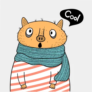 Character Scarf Nature Stickdatei