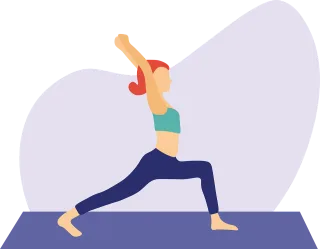 Yoga Workout Woman Stickdatei