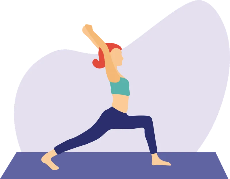 Yoga Workout Woman Stickdatei – Sport
