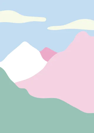 Mountain Sky Clouds Stickdatei