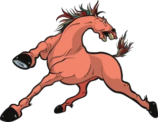 Horse Mane Nature Stickdatei