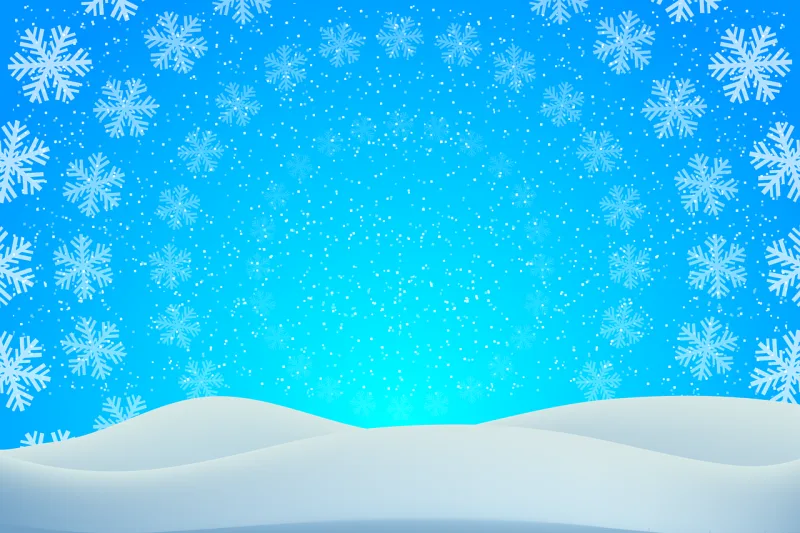 Winter Snow Snowflakes Stickdatei – Weihnachten