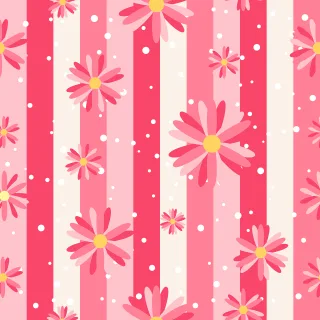 Floral Nature Pattern Stickdatei