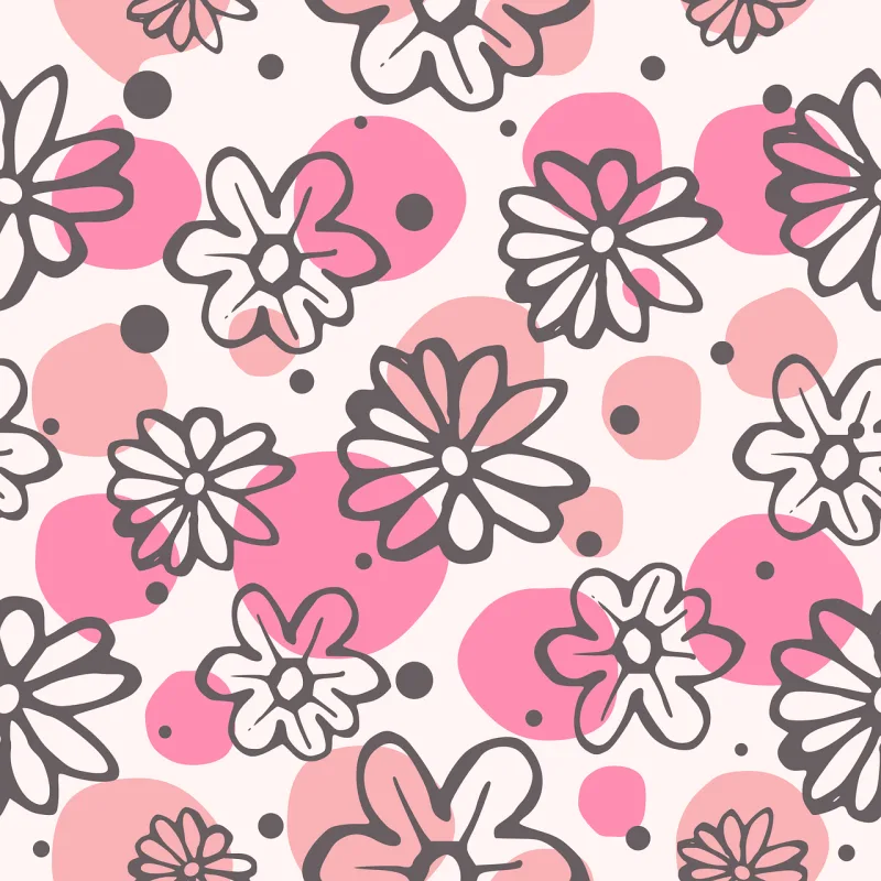 Floral Pattern Beautiful flowers Stickdatei – Blumen