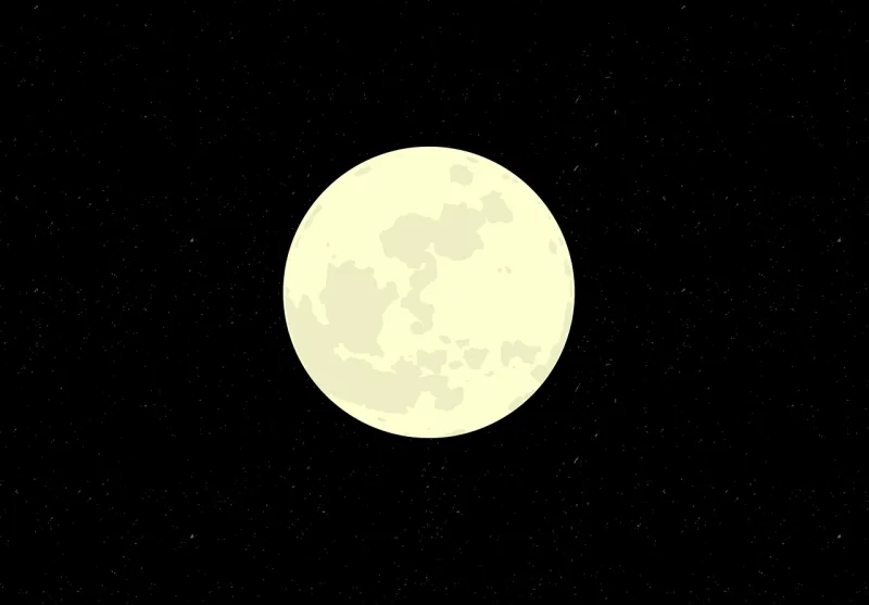 Moon Sky Night sky Stickdatei – Natur