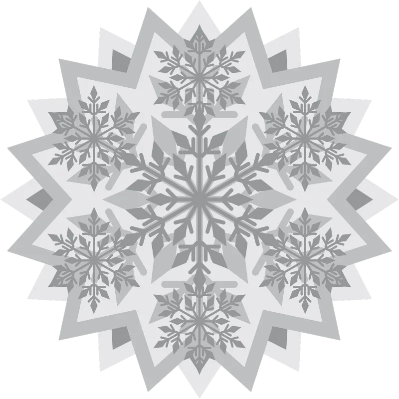 Snowflake Crystal Ice Stickdatei – Weihnachten