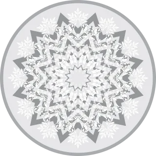 Snowflake Crystal Ice Stickdatei