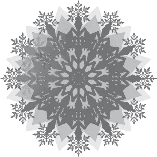 Snowflake Crystal Ice Stickdatei