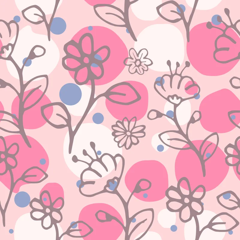 Flowers Floral Flower wallpaper Stickdatei – Blumen