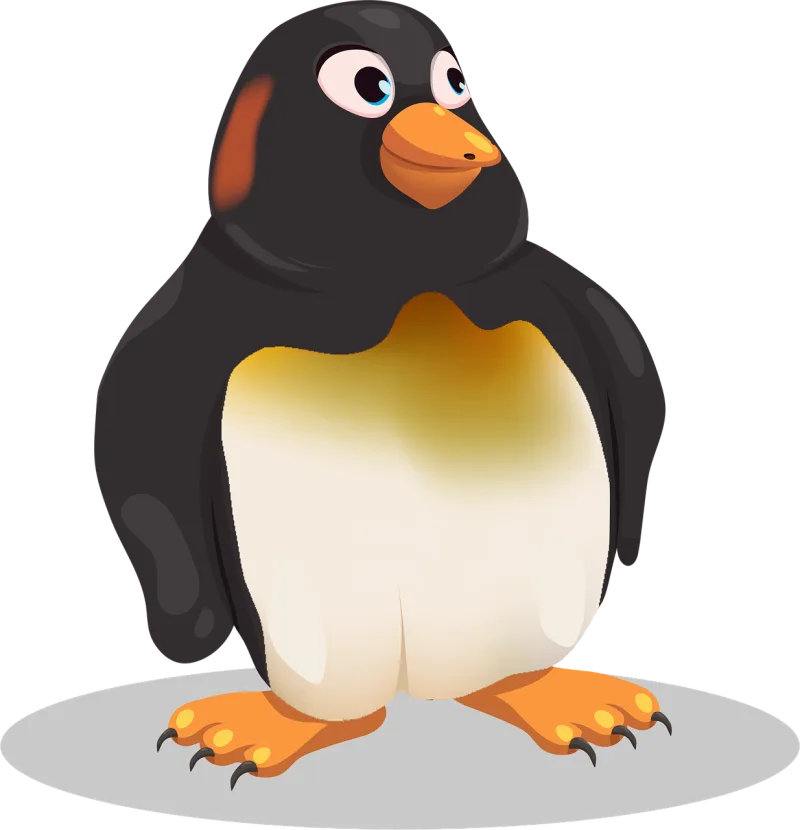 Penguin Cute Character Stickdatei – Tiere