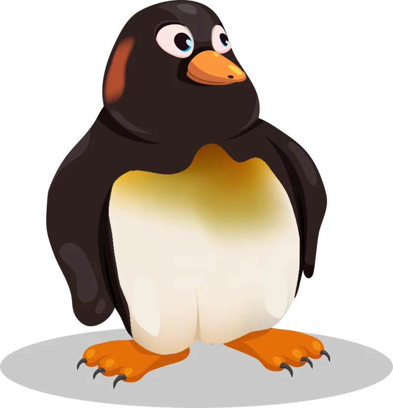Penguin Cute Character Stickdatei – Tiere