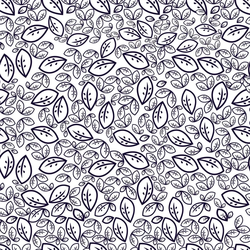 Leaves Foliage Line art Stickdatei – Natur