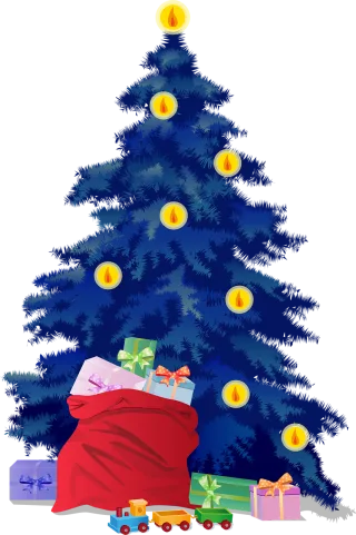 Christmas tree Presents Christmas Stickdatei