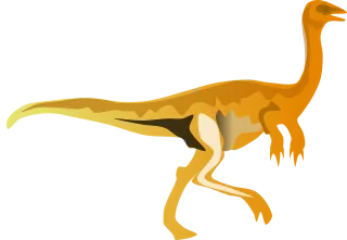 Gallimimus Dinosaur Reptile Stickdatei