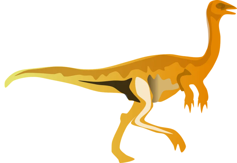 Gallimimus Dinosaur Reptile Stickdatei – Kinder